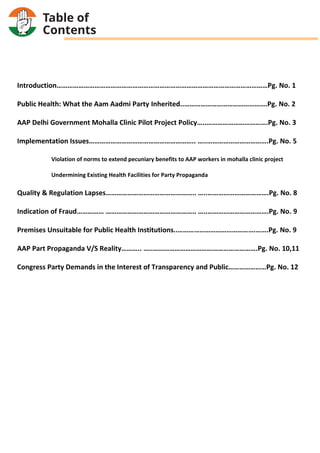 Table of
Contents
 