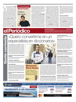Interview in Spanish on Spain´s national newspaper