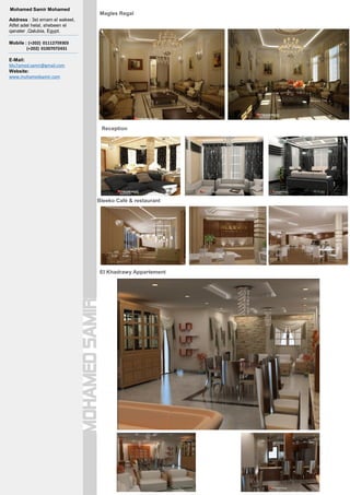 Architect Mohamed samir portfolio | PDF