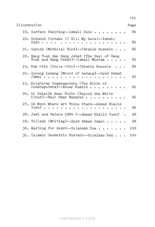 TOWARD THE UNDERSTANDING OF MALAY FORM AND CONTENT IN MODERN MALAYSIAN ...