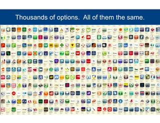 Thousands of options. All of them the same. 
 