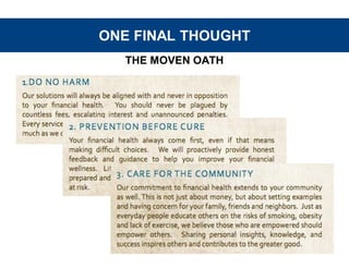 ONE FINAL THOUGHT 
THE MOVEN OATH 
 