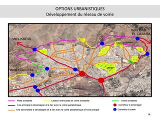 14
OPTIONS URBANISTIQUES
Développement du réseau de voirie
 