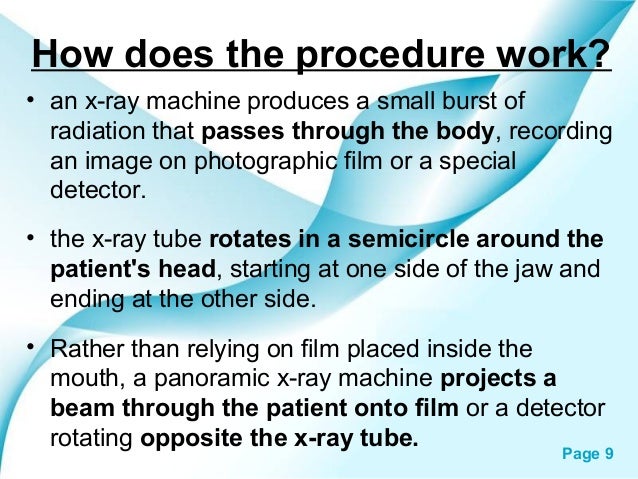 panorama x ray how an xray machine works