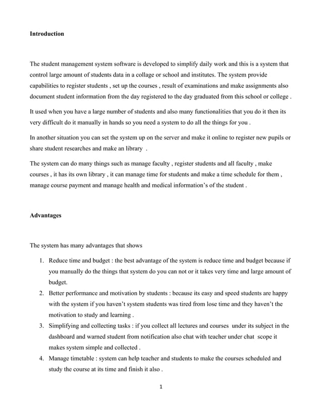 Student Management System | PDF