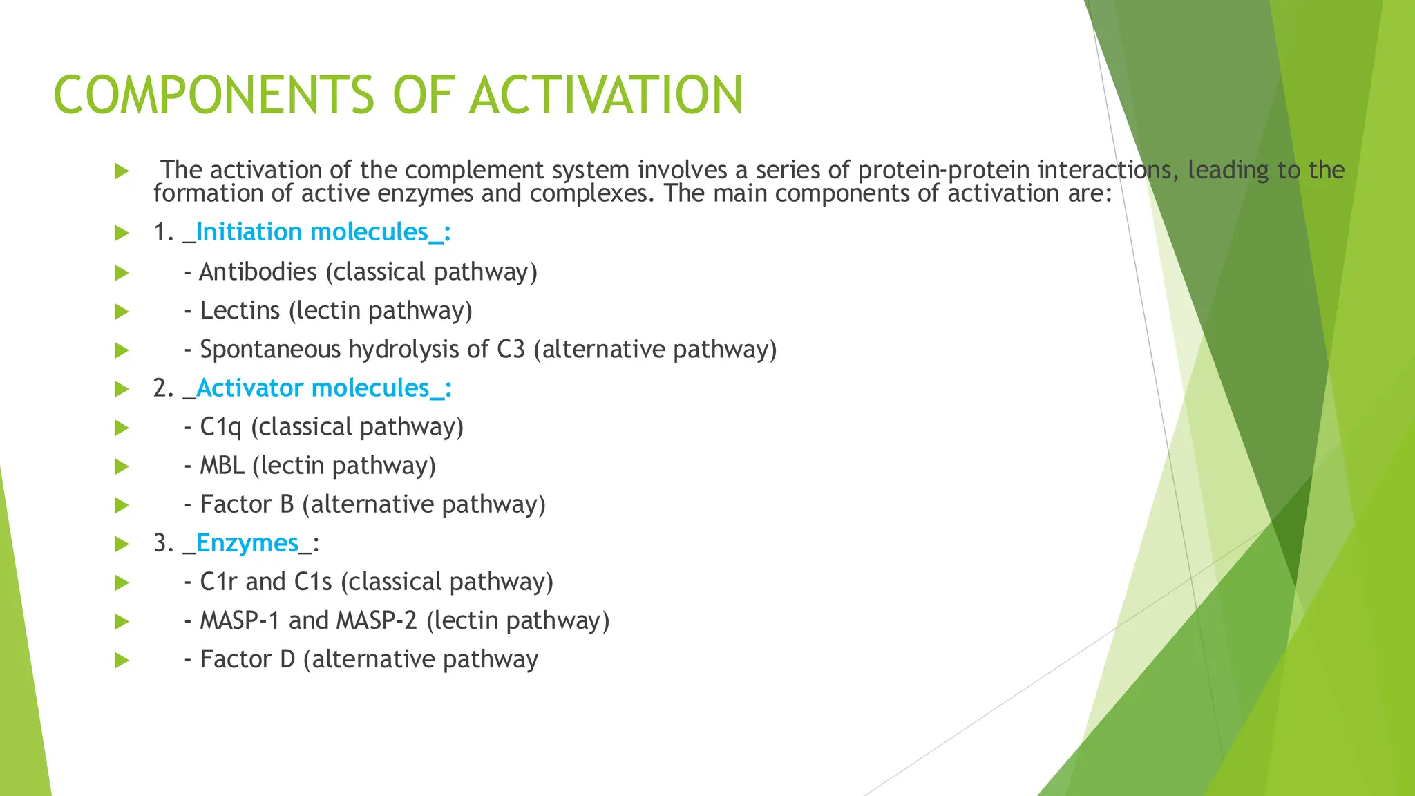 Complement system of activation and regulations | PDF