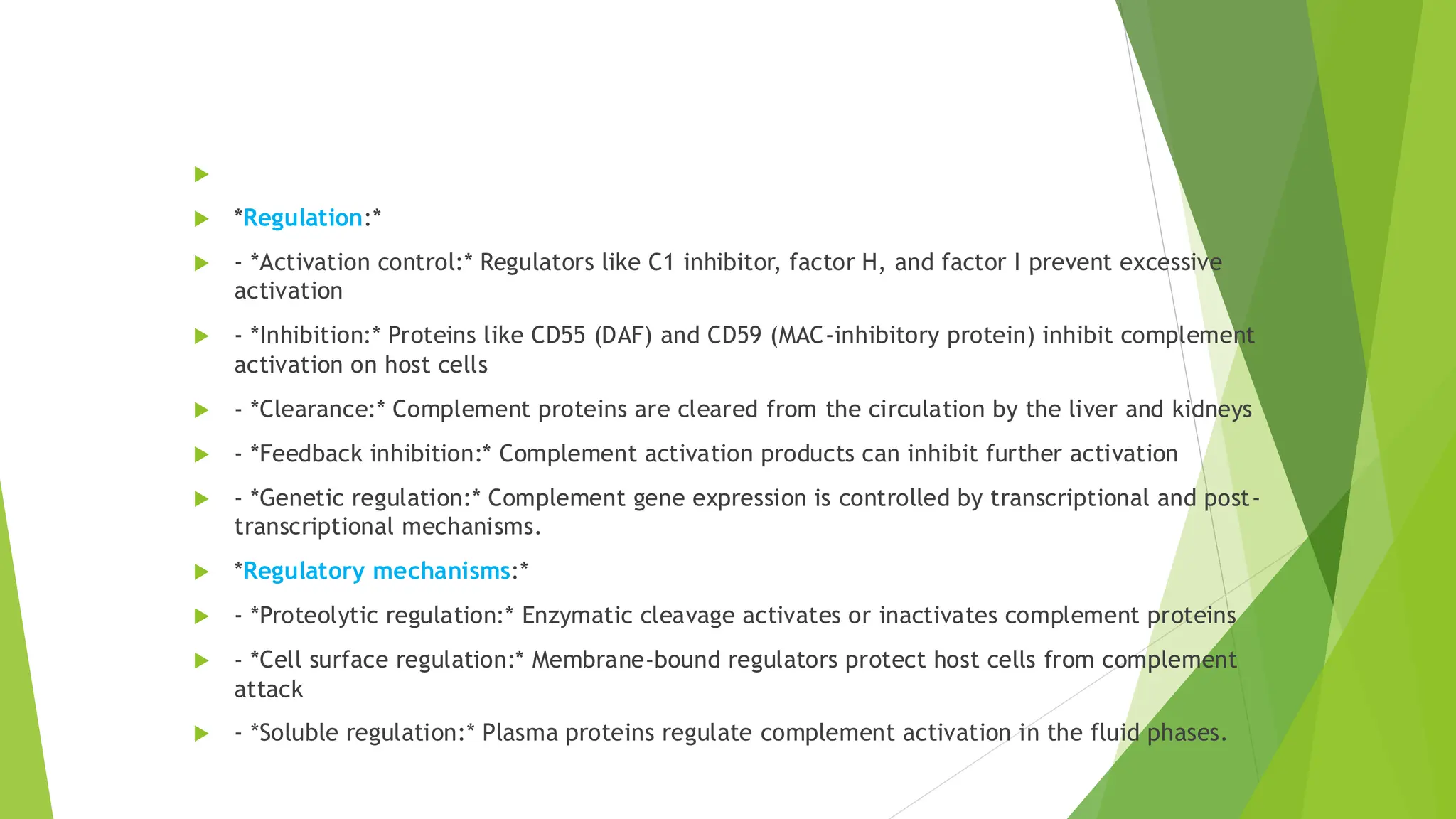 Complement system of activation and regulations | PDF