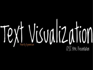 Text visualization | PDF