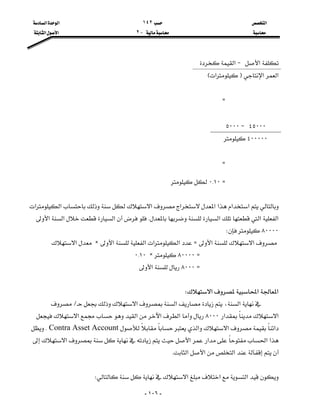 ‫א‬١٤٢‫א‬‫א‬
J٢‫א‬‫א‬

-١٠٦-

Z


Z
Z٠{١٠

‫א‬‫א‬‫א‬‫א‬‫א‬‫א‬‫א‬‫א‬
‫א‬‫א‬‫א‬K‫א‬‫א‬‫א‬
٨٠٠٠٠W
‫א‬‫א‬Z‫א‬‫א‬‫א‬‫א‬C‫א‬
Z٨٠٠٠٠C٠{١٠
Z٨٠٠٠‫א‬

‫א‬‫א‬‫א‬W
‫א‬،‫א‬‫א‬L
‫א‬‫א‬٨٠٠٠‫א‬‫א‬‫א‬‫א‬
‫א‬‫א‬‫א‬Contra Asset AccountK
‫א‬‫א‬‫א‬‫א‬‫א‬
‫א‬‫א‬‫א‬K

‫א‬‫א‬‫א‬W
‫א‬J‫א‬
‫א‬‫א‬F‫א‬E
٤٥٠٠٠J٥٠٠٠
٤٠٠٠٠٠
 