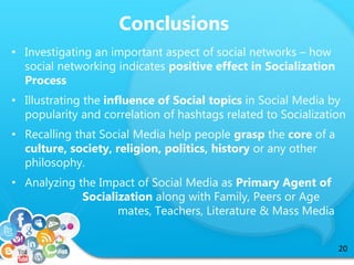 Mining the Social Web to Analyze the Impact of Social Media on Socialization, Paper Presentation @MoHCI 2014, BUET