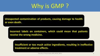 Good Manufacturing Practices in Ayurveda Pharmaceutics (Past, Present ...