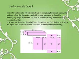 Surface area and volume | PPTX