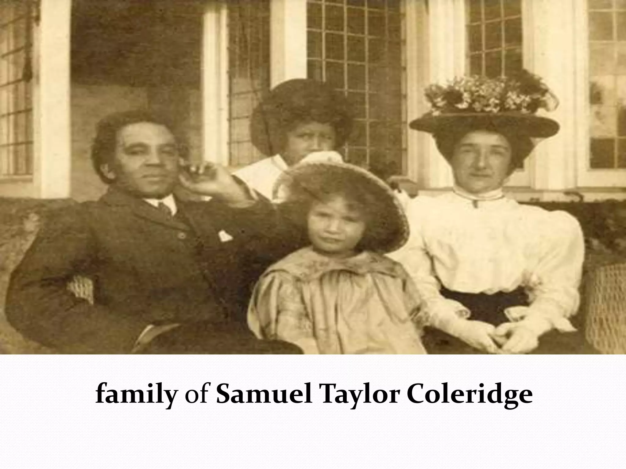 family of Samuel Taylor Coleridge
 