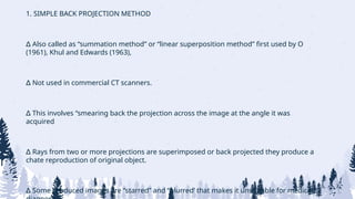 Scanning principle of ct by mohit BRIT 4TH SEMESTER | PPTX