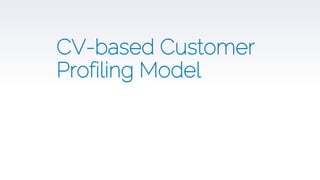 CV-based Customer
Profiling Model
 