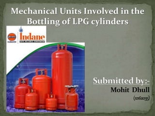 Mechanical Units Involved in the 
Bottling of LPG cylinders 
 