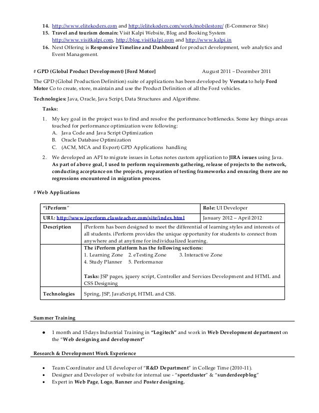 Ecommerce Developer Resume Sample | MintResume atg commerce resume