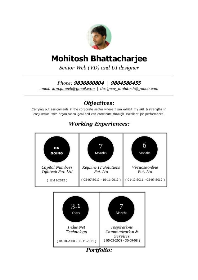 mohitosh bhattacharjee senior web vd and ui designer phone 9836800804 9804586455 email