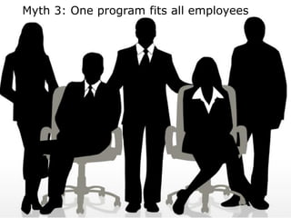 Myth 3: One program fits all employees
 
