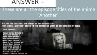 Mohit's Anime Quiz | PPTX