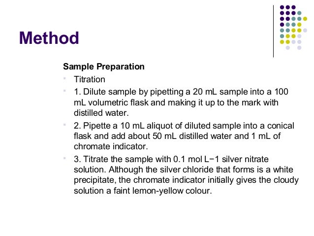 titrations method