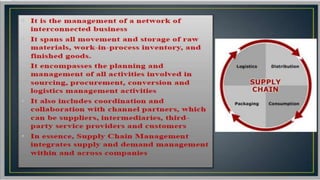 PEPSICO Supply chain