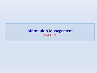 Basic Moi Moi 6th edition | PPTX