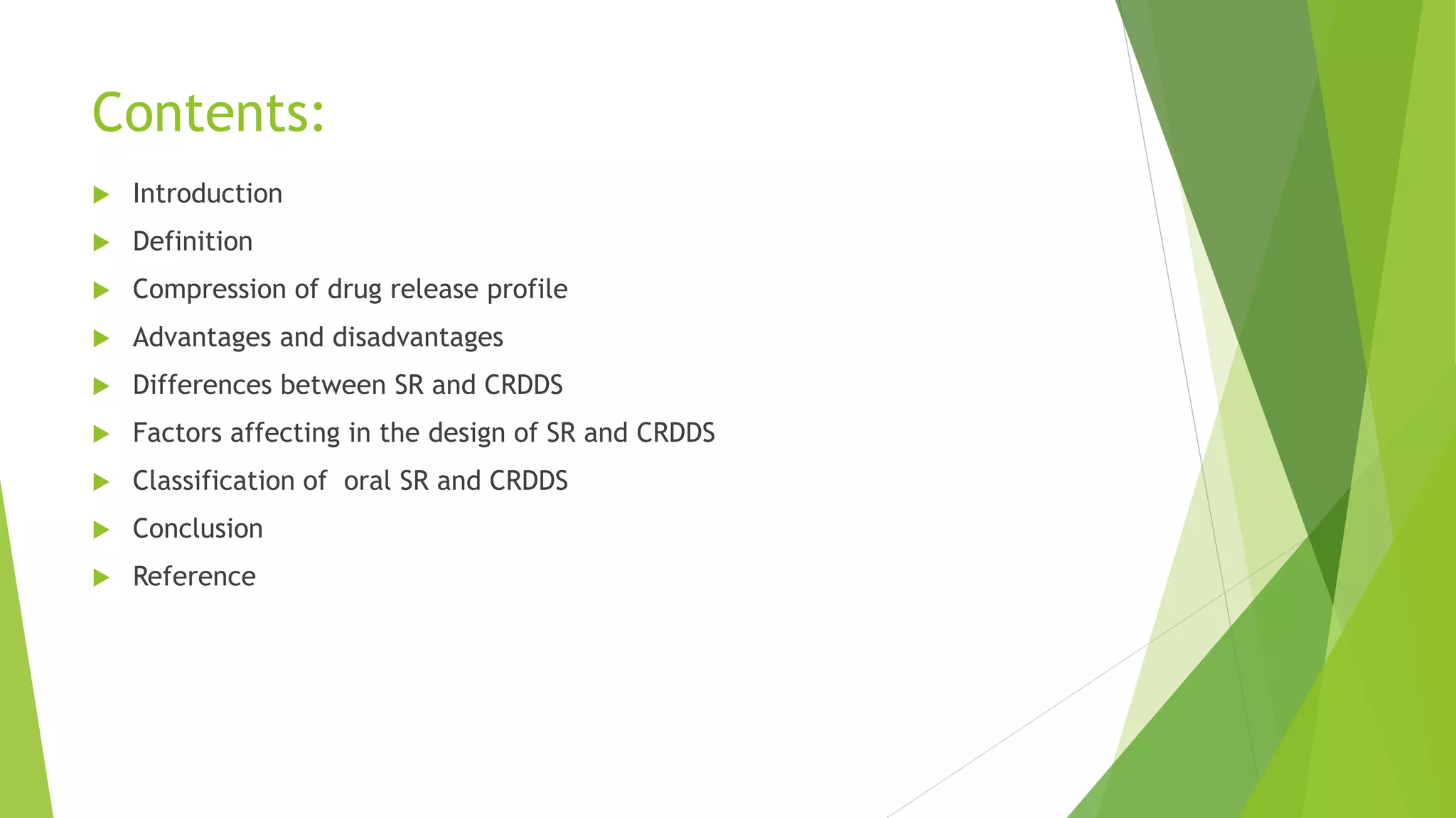 Sustained and Controlled Release Drug Delivery Systems | PPTX