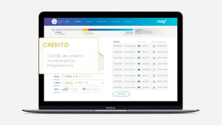 CRÉDITO
- Cartão de crédito
- Investimentos
- Empréstimos
 