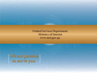 MoI Qatar Services Centers Directory 2010