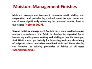 Moisture management Slide 129