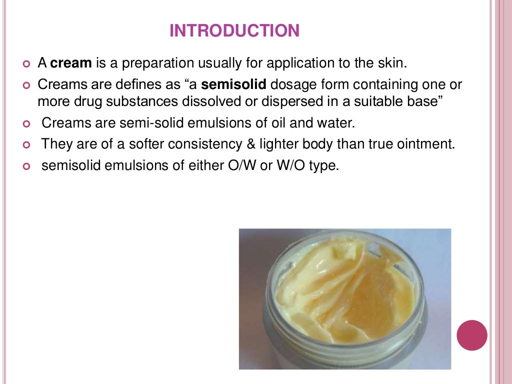 Moisturizing cream ppt