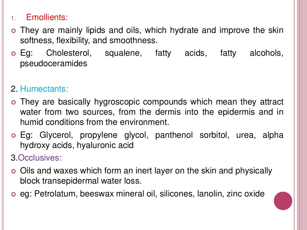 Moisturizing cream ppt
