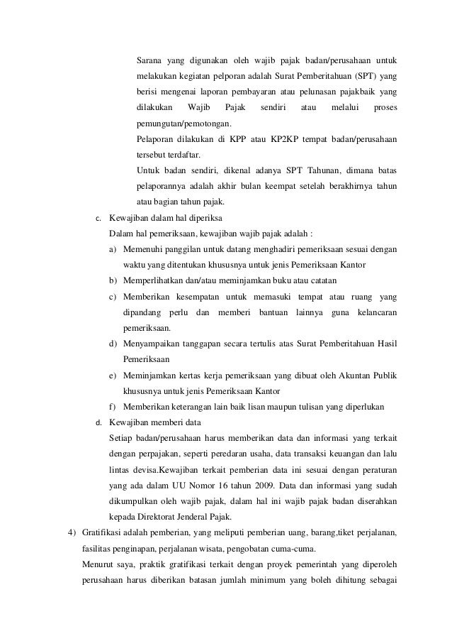 ayat 4 2 pajak laporan pasal Mojakoe uts pajak 1