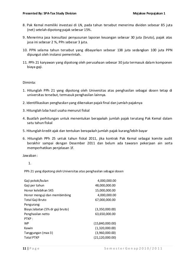 Perpajakan atas opsi saham perusahaan