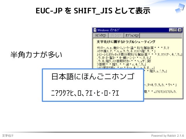 文字化け 文字化け