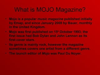 Mojo magazine[1] | PPT