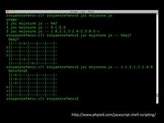 http://www.phpied.com/javascript-shell-scripting/
 