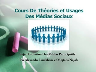 Cours De Théories et Usages
    Des Médias Sociaux
 