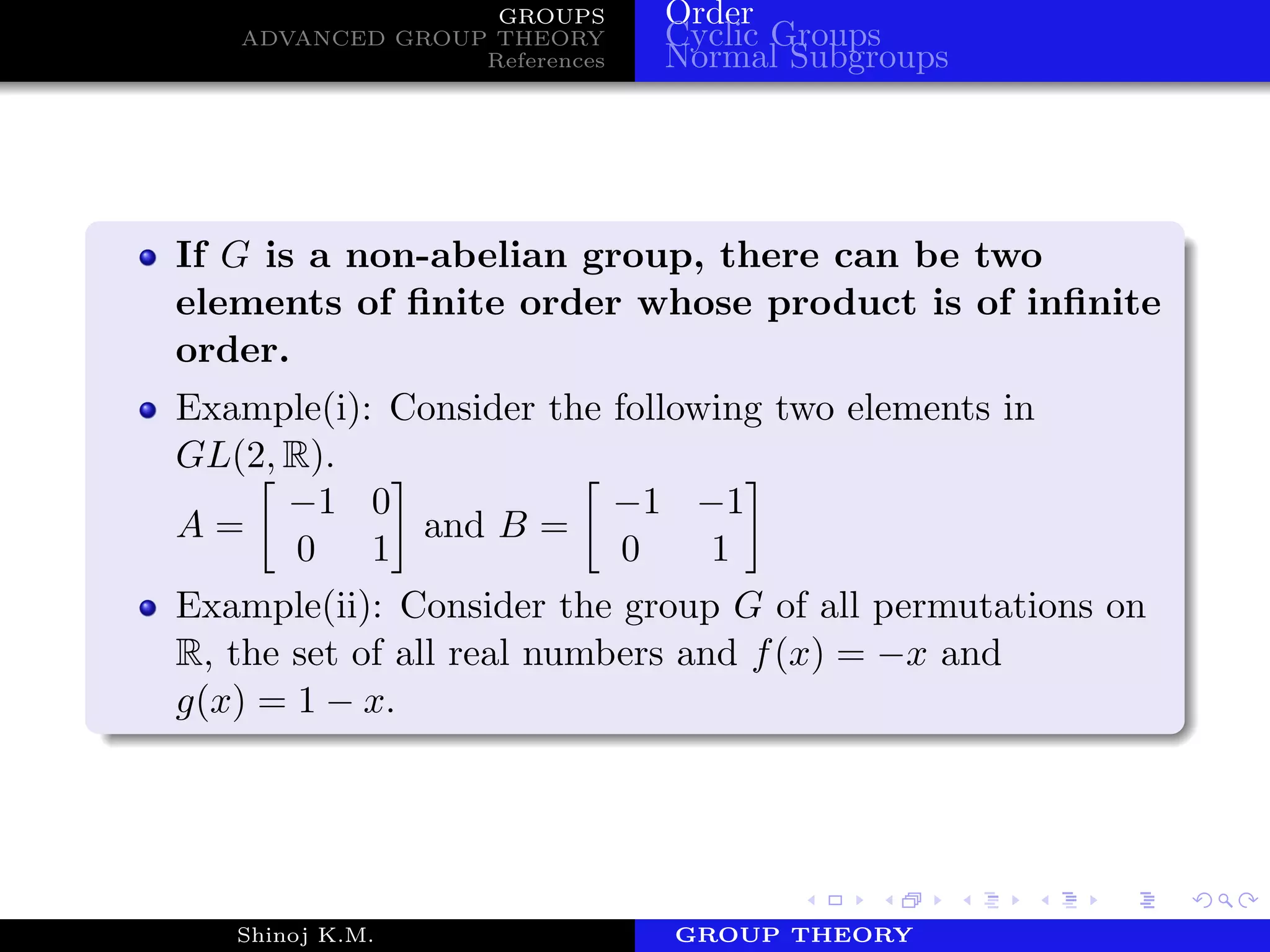 Group Theory | PDF