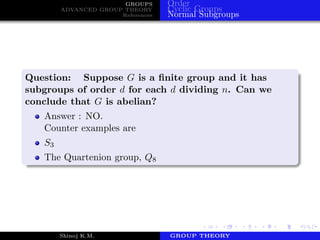 Group Theory | PDF