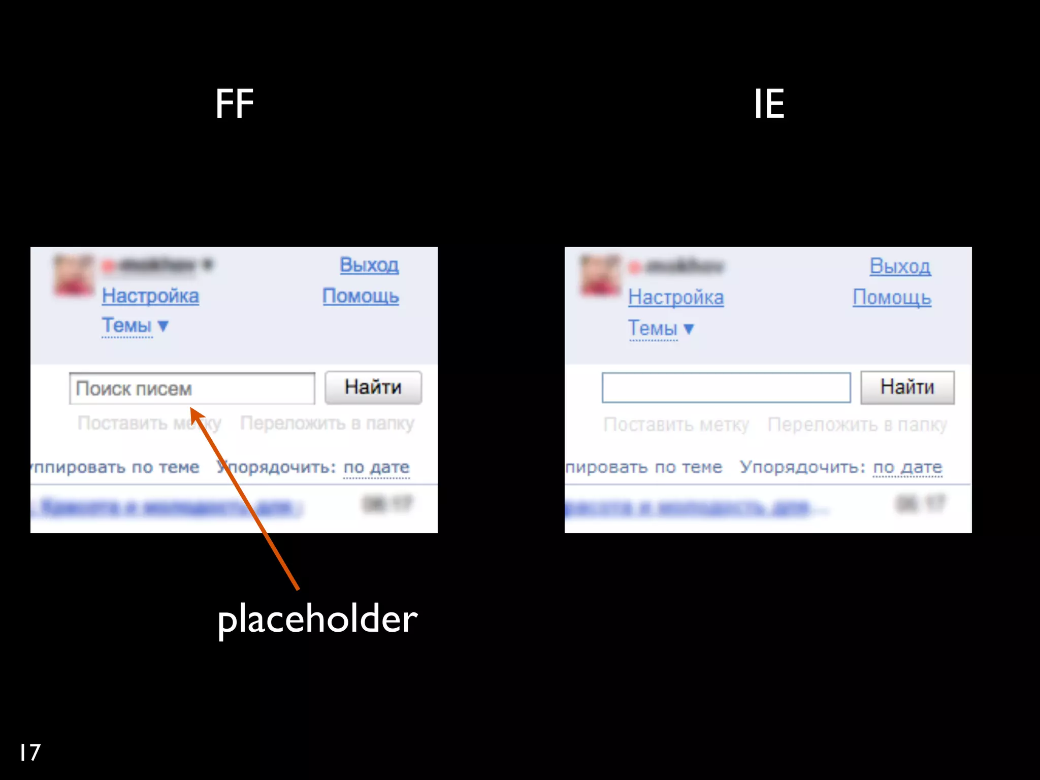 FF            IE




     placeholder


17
 