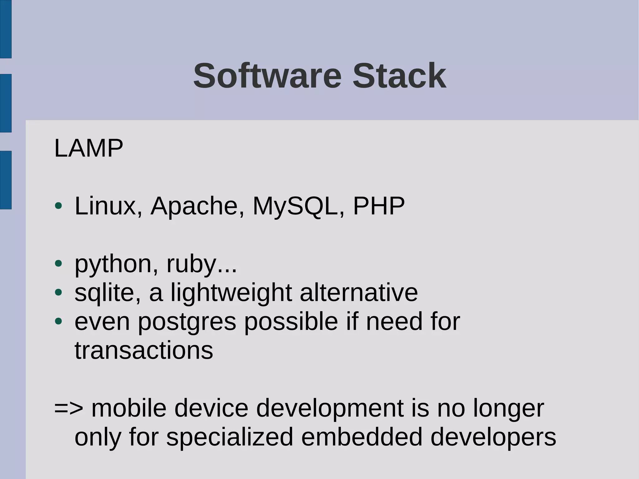 Getting started with mobile devices development - Openmoko Freerunner