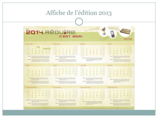 Affiche de l’édition 2013
 