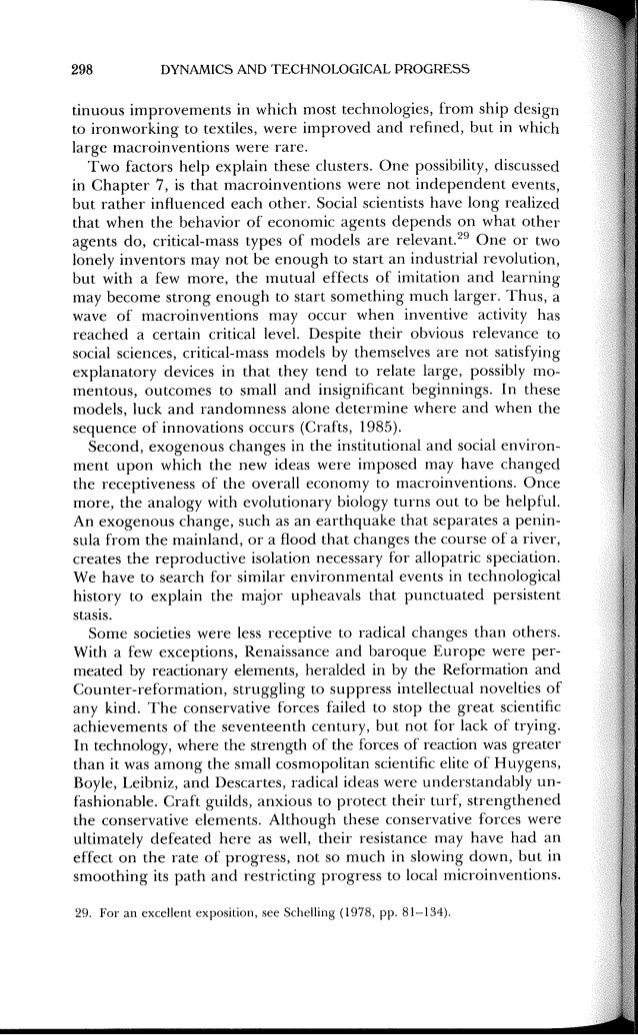 Mokyr 1990 The Lever Of Riches Technological Creativity