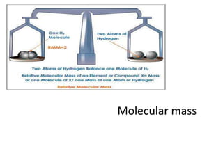 Molecular mass
 