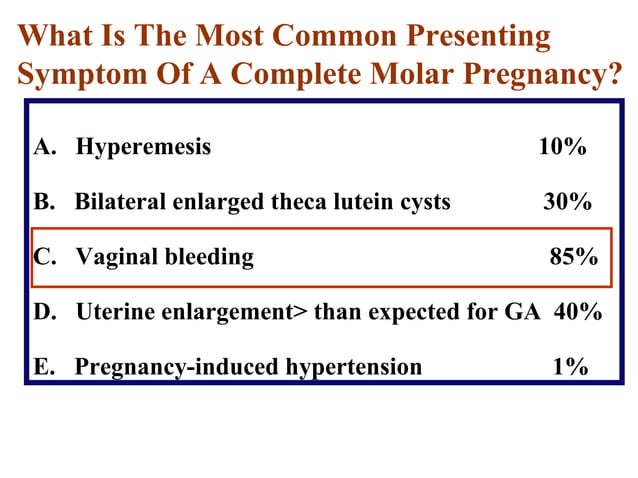 Molar pregnancy