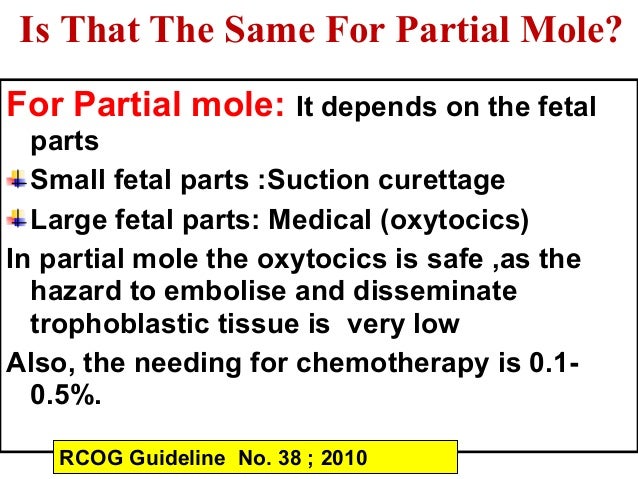 Return to Case Scenario 1Suction curettage has been performedusing 10mm canula under U/S guidance                         ...