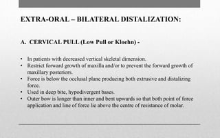 Molar distalisation in Orthodontics | PPTX