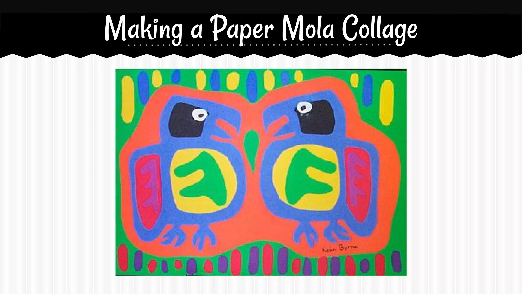 Making a Paper Mola Collage

 